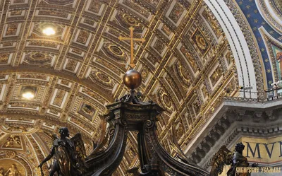 Интерьер собора святого Петра в Риме (картина) — Джованни Паоло Панини