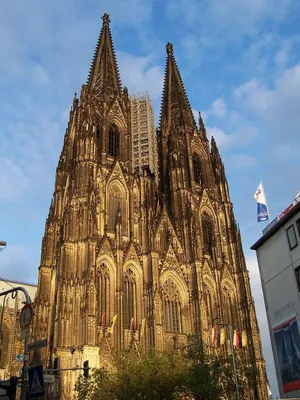 Кёльнский собор в Кёльне, Германия Стоковое Фото - изображение  насчитывающей рейнланда, кельн: 159865986