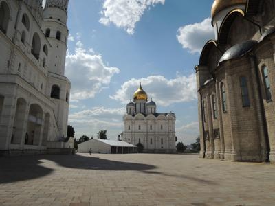 Соборная площадь в Москве фото