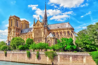 Собор Нотр-Дам De Парижа, Франция Стоковое Фото - изображение насчитывающей  старо, историческо: 50690862