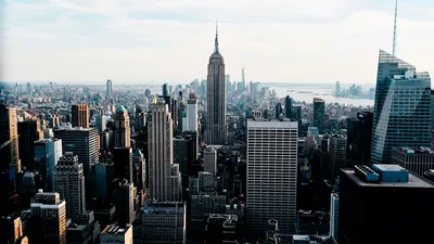 Современный Нью-Йорк, без людей. …» — создано в Шедевруме