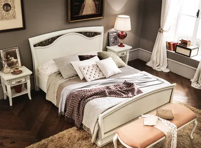 Спальни Rialto (Риалто) слоновая кость Италии классика купить недорого со  склада гостиную спальню столовую мягкую мебель цены мебели для прихожих  спален гостиных столовых белая итальянская мебель