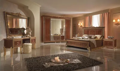 Роскошная мебель - Спальня MOBILPIU LUXURY Серия OPERA PATINAМебель из  Италии