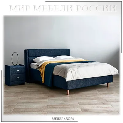 Мягкая кровать \"Мадрид\" - купить мягкая кровать \"мадрид\" в Москве по цене  27 981 руб. в интернет-магазине Усадьба мебель