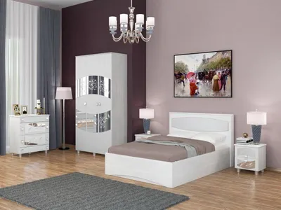 Спальня Палермо-3 с угловым шкафом в Карталах купить недорого