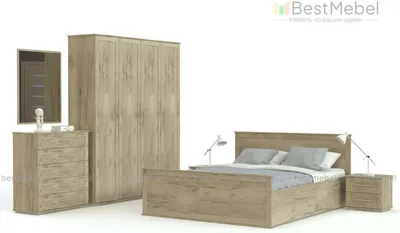 Спальня Палермо ночь пегассо — купить со склада в интернет магазине мебели