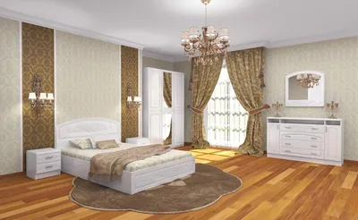 Спальня Венеция с 5-ти дверным шкафом – купить в Санкт-Петербурге по  выгодной цене с доставкой из Мебель Холл
