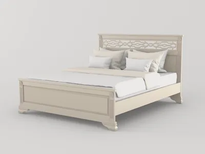 Кровать Верона 120х200 см, Эмаль Белая | Мебель RIDA