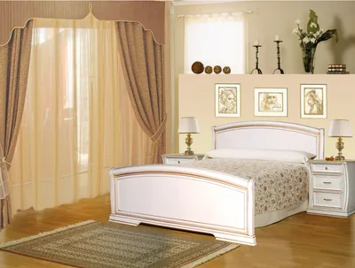 Купить Модульная спальня Верона Лак Лилия в интернет-магазине Мебель7
