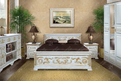 Спальня Флоренция белый перламутр - Купить в Дагестане