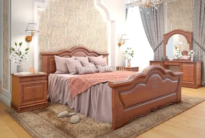 Купить спальный гарнитур Флоренция в интернет-магазине «Мебель Люкс Уфа»