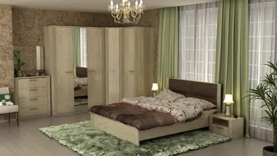 Спальный гарнитур Флоренция из массива дерева купить от производителя  Муром-Мебель