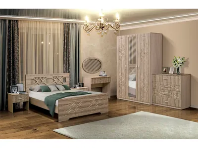 Набор мебели для спальни \"Венеция 5.1\" - купить в интернет-магазине мебели  — «100диванов»
