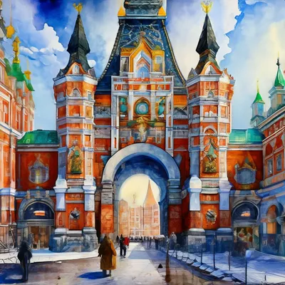 File:Рабус Карл Иванович - Спасские ворота в Москве.jpg - Wikipedia