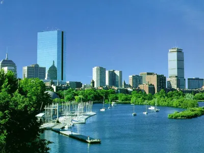 Обои Бостон (США) Города Бостон (США), обои для рабочего стола, фотографии  бостон, сша, города, здания, дома, boston, гавань, небоскрёбы, причал,  набережная, яхты Обои для рабочего стола, скачать обои картинки заставки на  рабочий
