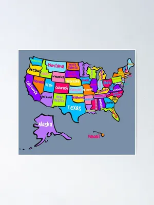 Usa Map With Its Territories And Compass High-Res Vector Graphic - Getty  Images