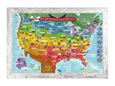 United States Map For Kids – GeoJango Maps