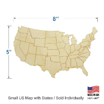 Classic Political USA Map - Mapping Specialists Limited