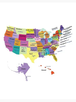 Large cartoon map of the USA | USA | Maps of the USA | Maps collection of  the United States of America