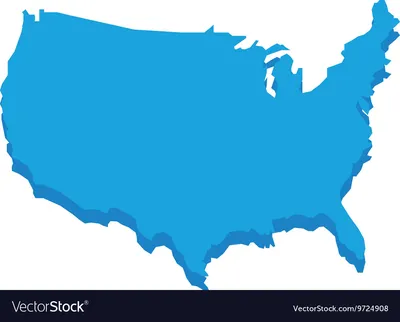 Usa Color Map With Regions And Names High-Res Vector Graphic - Getty Images