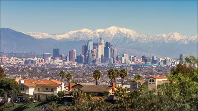 Обои Los Angeles Города Лос-Анджелес (США), обои для рабочего стола,  фотографии los angeles, города, лос-анджелес , сша, утро, рассвет Обои для  рабочего стола, скачать обои картинки заставки на рабочий стол.