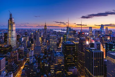Фотография Нью-Йорк америка Небоскребы город Здания 3840x2400