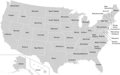 Map of USA with state names | Geo Map — USA — Oklahoma | Geo Map — USA —  Montana | Map Of United States With State Names