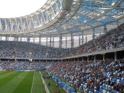 Трибуны стадиона в Нижнем Новгороде способны вместить до 45 тысяч зрителей  — фото: Стадион Нижний Новгород - Tripadvisor