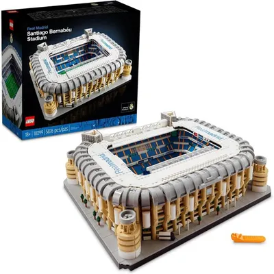 Фигурки LEGO «Реал Мадрид», стадион Сантьяго бернабиу 10299, набор  строительных блоков для спортивных фанатов, подарок на день рождения для  взрослых (5876 шт.) | AliExpress