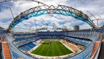 Стадион Real Madrid Сантьяго Bernabeu Редакционное Стоковое Изображение -  изображение насчитывающей международно, цель: 40548249