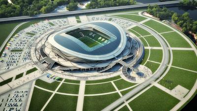 Центральный стадион в Казани готовится к первому матчу сезона - YouTube