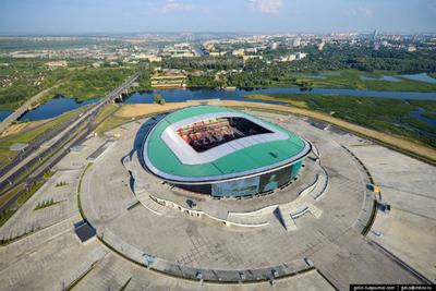 Казань, Россия может 1 2017 : Kazanarena футбольный стадион в Казани. Оно  было построено в 2013 году. Место для «рубин» Редакционное Фото -  изображение насчитывающей место, футбол: 176515546