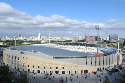 Освещение исторического фасада Екатеринбург Арена