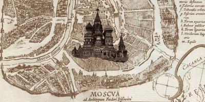 Старые карты Москвы и Подмосковья от древних времен до наших дней