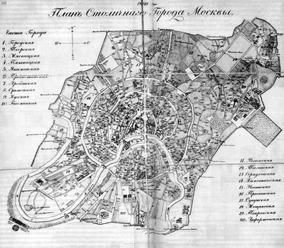 Старые карты Москвы