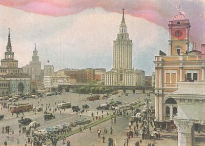 Купить картину Старые улицы Москвы. Башня Колдуна в Москве от художника  Воробьёва Дарья