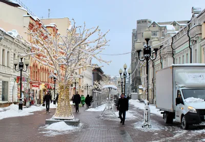 Старый Арбат, Москва, акварель, …» — создано в Шедевруме