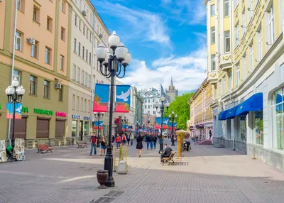 Старый Арбат - что посмотреть и как добраться, ночные фото,  достопримечательности, виртуальный тур