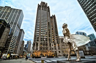 Фотогалерея: Семиметровая Мэрилин Монро. Огромная статуя легендарной  актрисы в Чикаго - Korrespondent.net