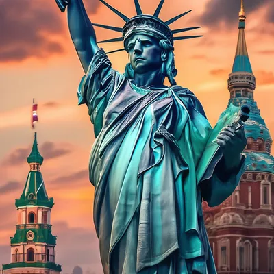 Статуя свободы 🗽» — создано в Шедевруме