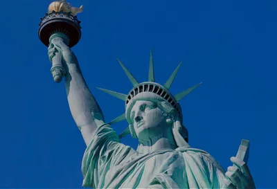 Скачать 1920x1080 statue of liberty, new york, usa, статуя свободы,  нью-йорк, сша, облик, тень обои, картинки full hd, hdtv, fhd, 1080p