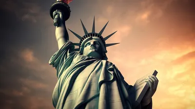 Скачать обои \"Статуя Свободы\" на телефон в высоком качестве, вертикальные  картинки \"Статуя Свободы\" бесплатно