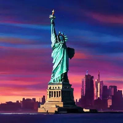 Статуя Свободы Нью-Йорк - «Статуя Свободы в Нью-Йорке. Впечатляет и  запоминается на всю жизнь.» | отзывы
