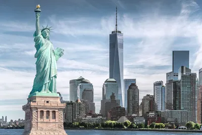 Статуя Свободы Нью-Йорк стоковое фото. изображение насчитывающей зеленый -  157408122