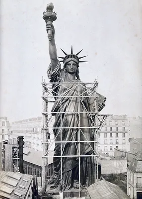 Статуя Свободы в Париже до отправки в Америку, 1886 г | Пикабу