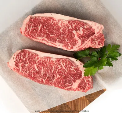 Стейк говяжий Нью-Йорк без кости 500 г с/м, Prime FooD — купить по цене 977  руб. ◈ Интернет магазин АРОСА Маркет