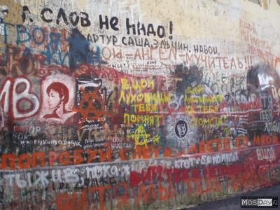 Тусовка у стены Цоя в Москве 15 августа 2020 | Пикабу