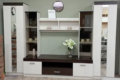 Белорусская мебель для ТВ Палермо | Цвет: Янтарь - купить в Maple Wood
