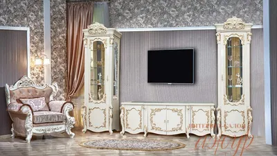 Модульная гостиная Венеция, орех - цена 119 080 руб. купить в  интернет-магазине «МЕБ-УРАЛ» в Фрязино