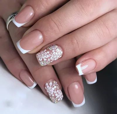 Картинки по запросу красивый французский маникюр | Finger nail art, Nail  art designs, Bridal nails